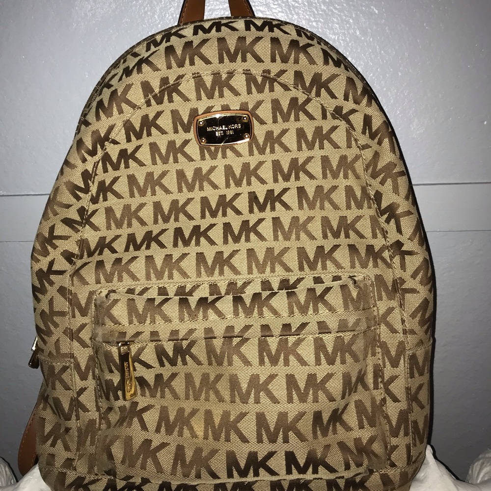 Micheal Kors logo backpack
